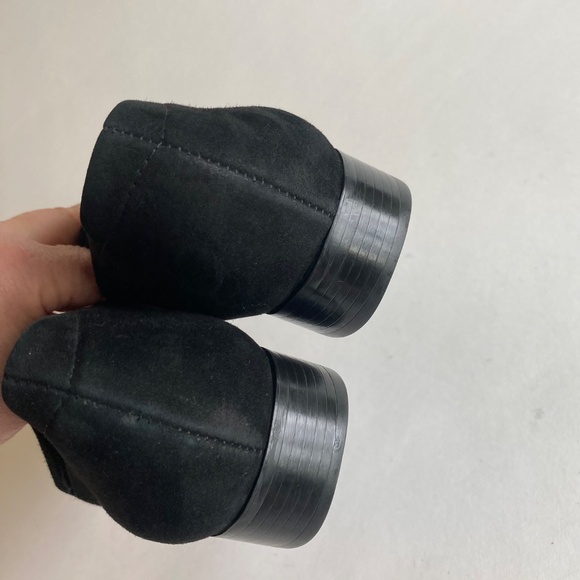 Munro Black Suede Genuine Leather Almond Toe Loafers size 8 - Picture 14 of 14